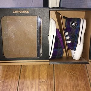 New Converse Crib shoes US size 2 Allium Purple